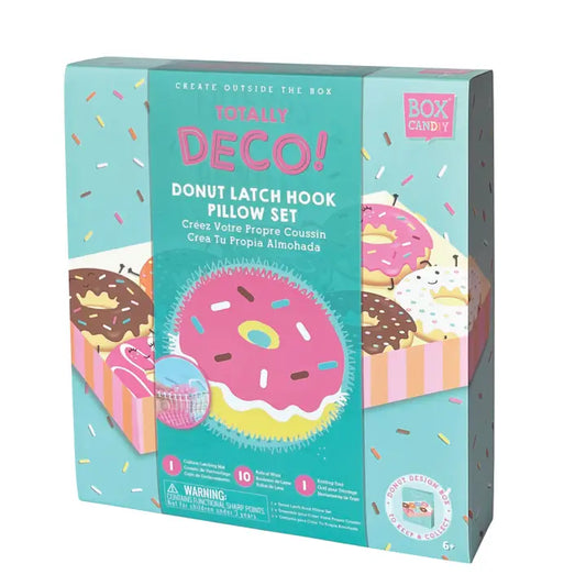 Totally Deco! Donut Latch Hook Pillow Set