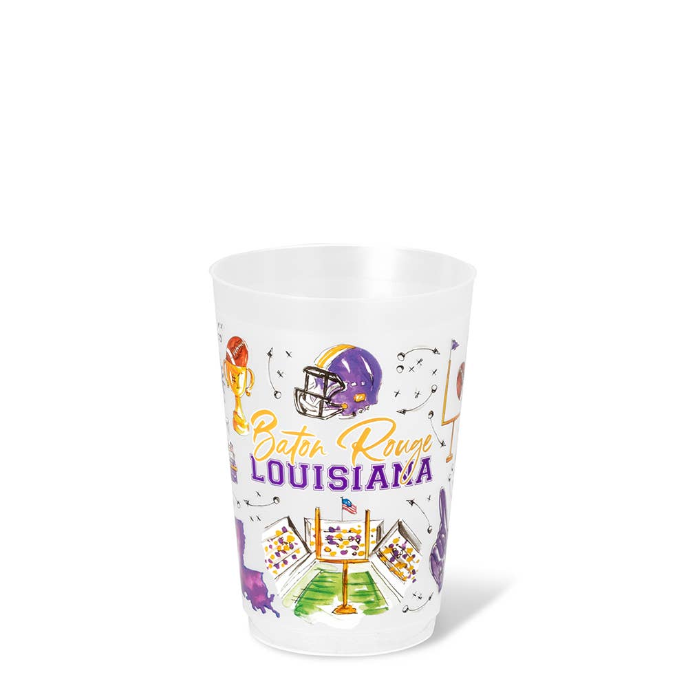 Tailgates in Baton Rouge Frost Flex Cup 20oz (Set of 8)