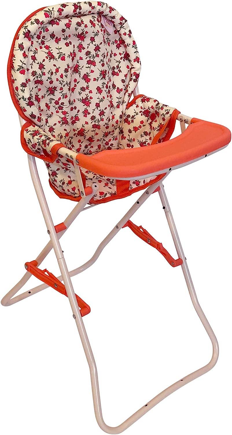 18" Doll High Chair Pink