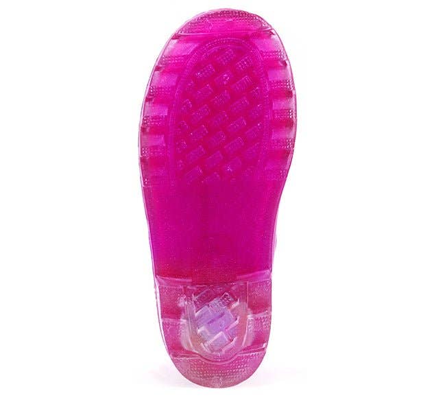 Kids Lighted Solid Rain Boots - Pink