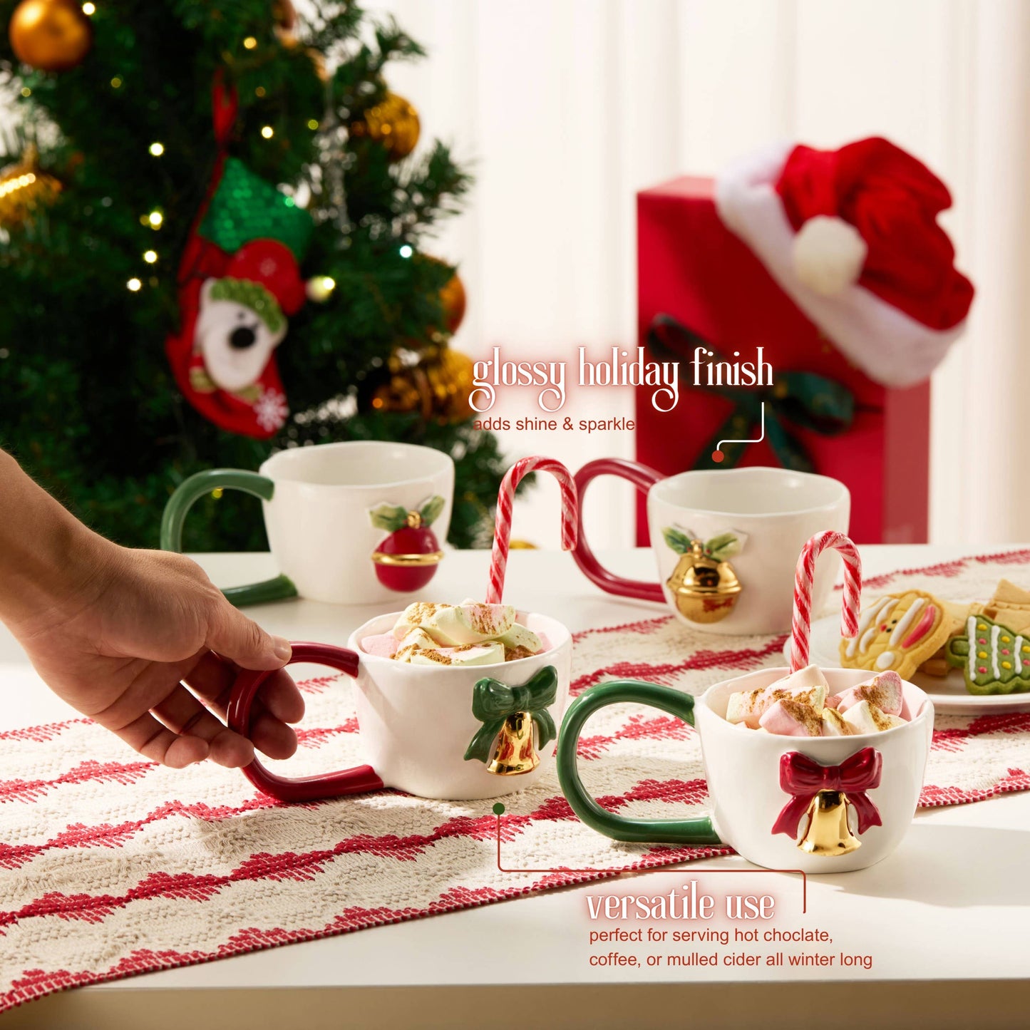 Kook Christmas Mugs Assorted