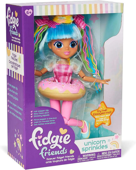 Fidgie Friends Unicorn Sprinkles Doll