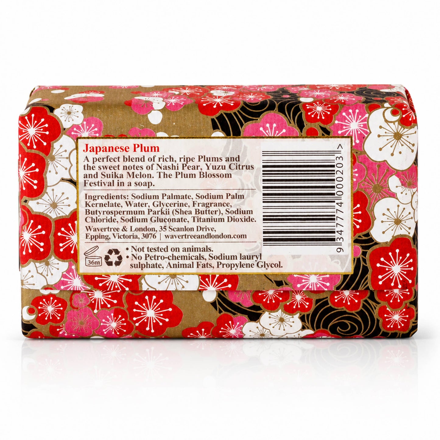 Wavertree & London Japanese Plum  Luxury Soap Bars