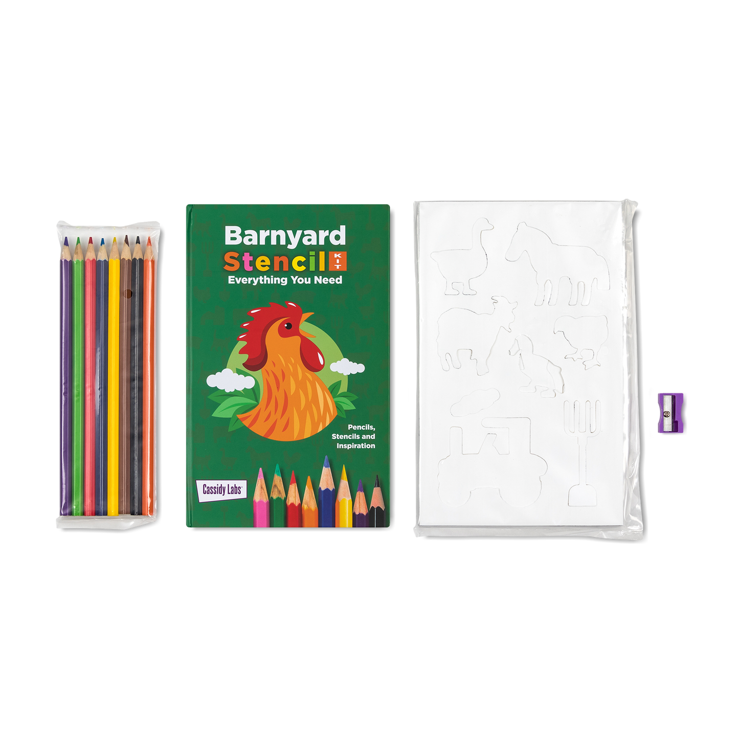 Farm Animals Stencil Kit