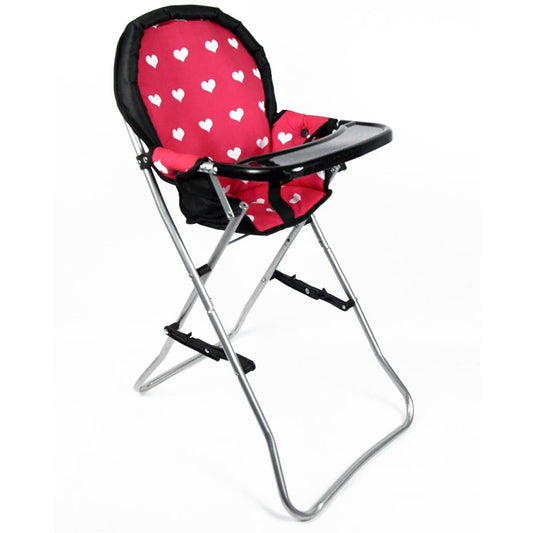18" Doll High Chair Pink