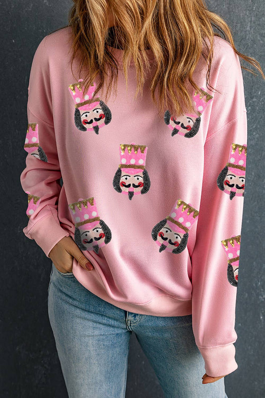 Sequin Nutcracker Sweatshirt