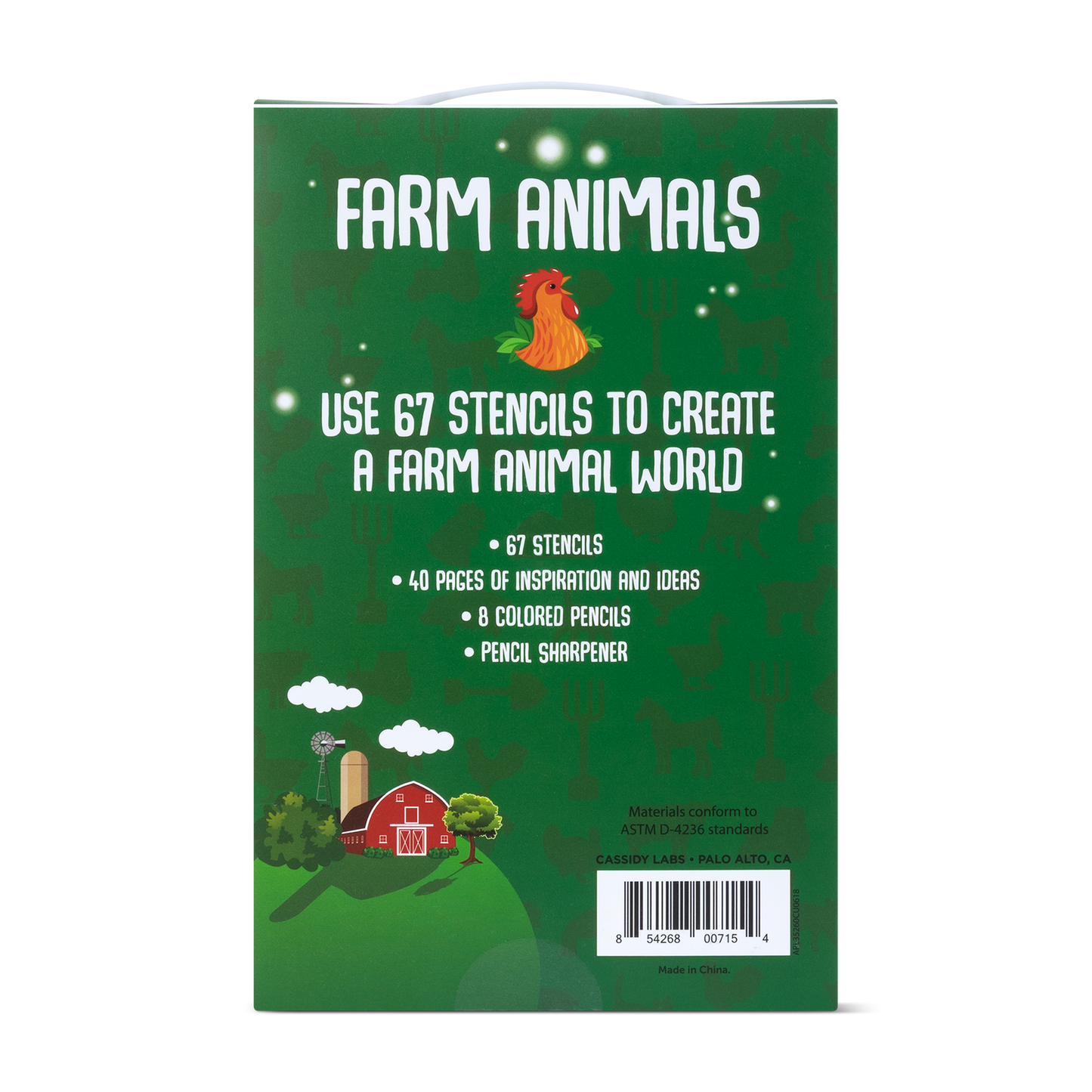 Farm Animals Stencil Kit