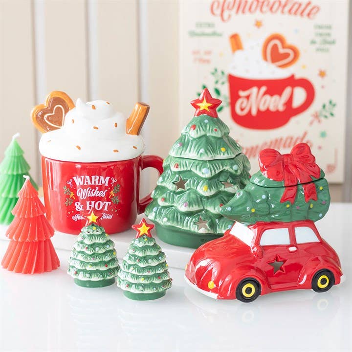 Classic Car with Christmas Tree Oil Burner and Wax Warmer