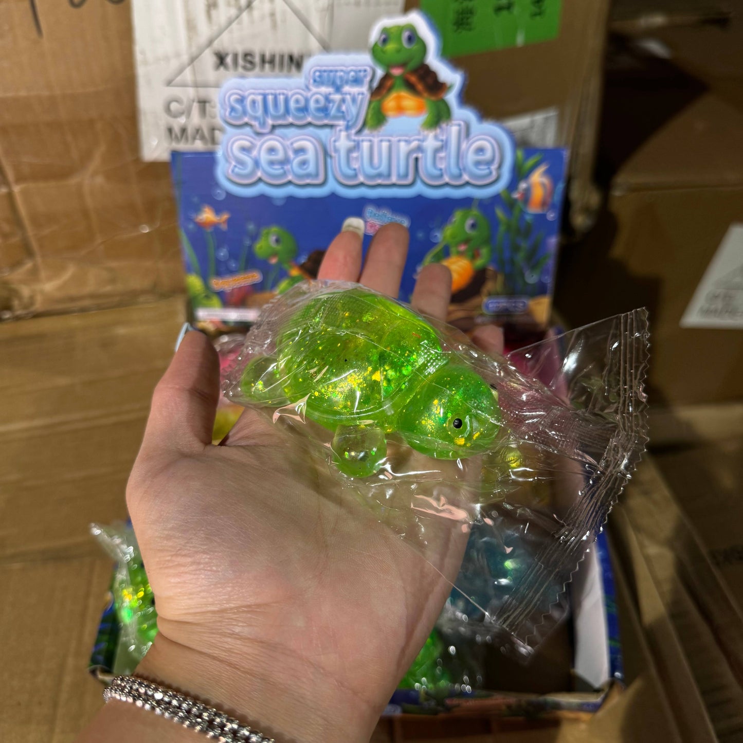 Sugar Squeeze Glitter Sea Turtle | A020
