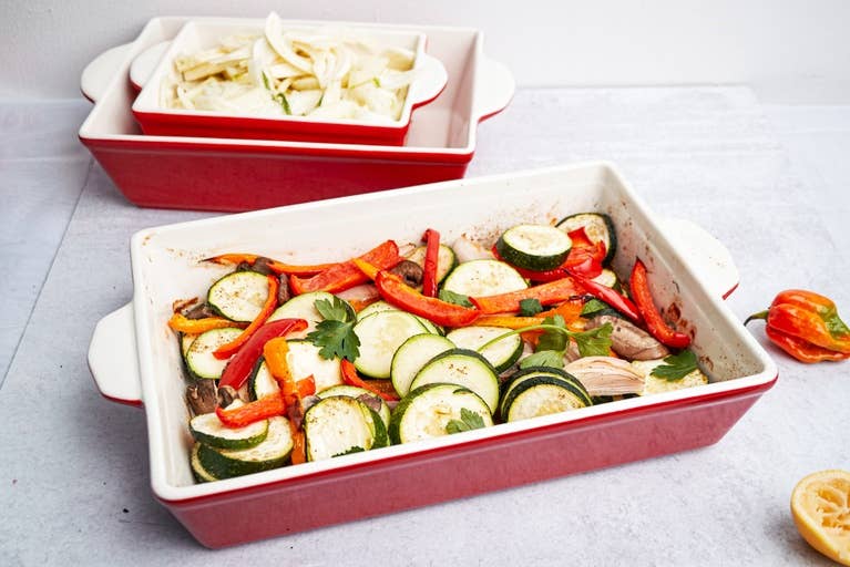 Kook Ceramic Baking Dishes, Small, Medium, Large