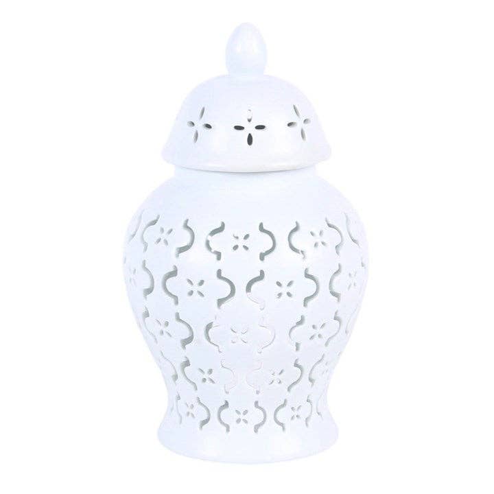 Moroccan Lantern Cut Out Oil Burner and Wax Warmer