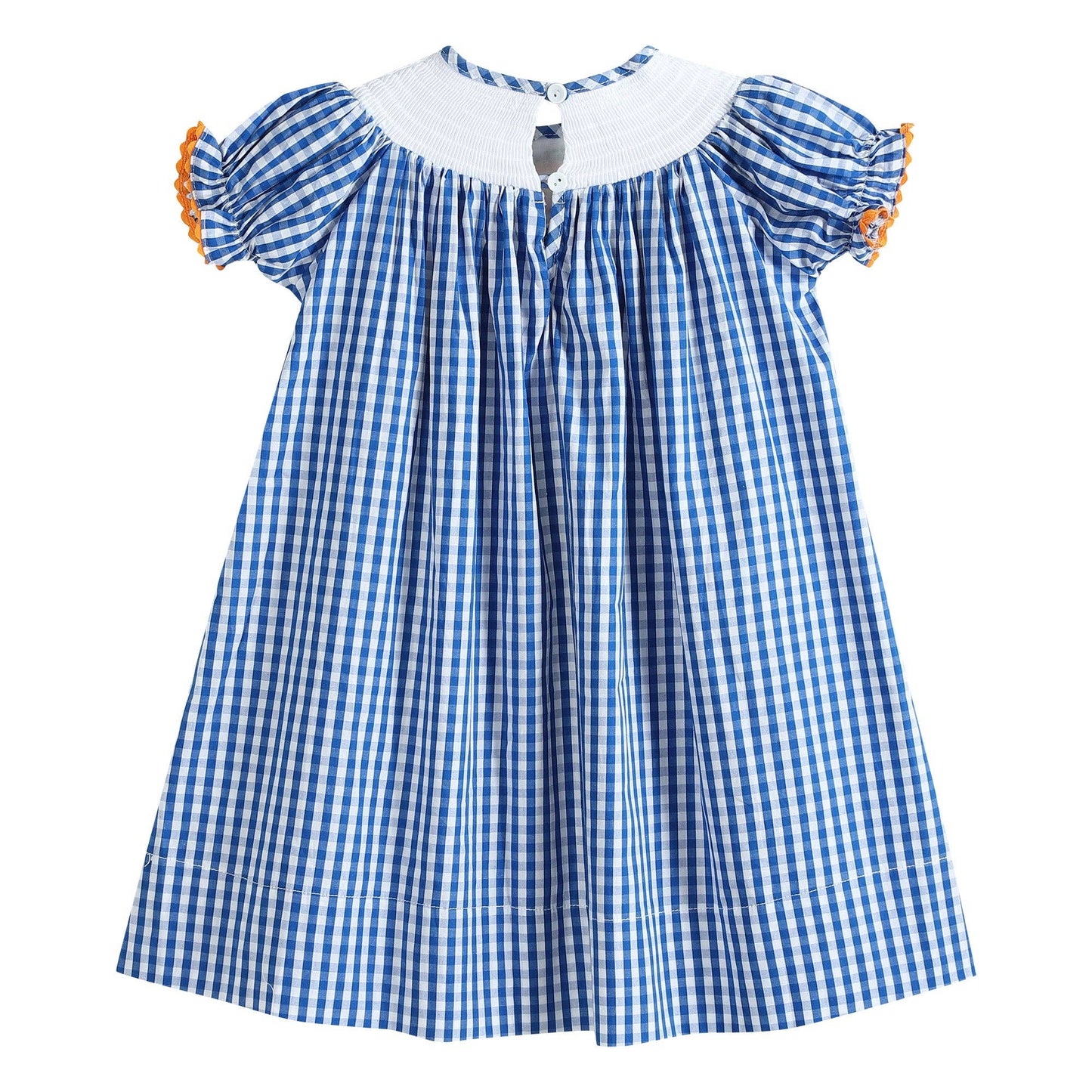 Royal Blue Gingham Pumpkin Dress