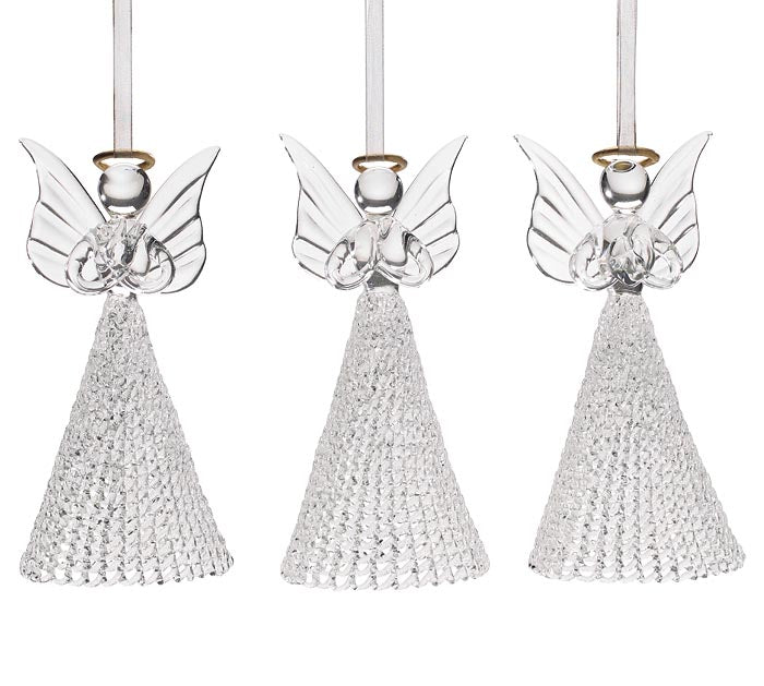 Glass Angel Ornament - Assorted
