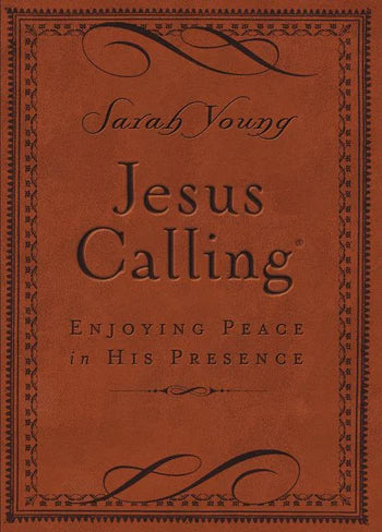 Jesus Calling - Brown, Leather 365 Devotional