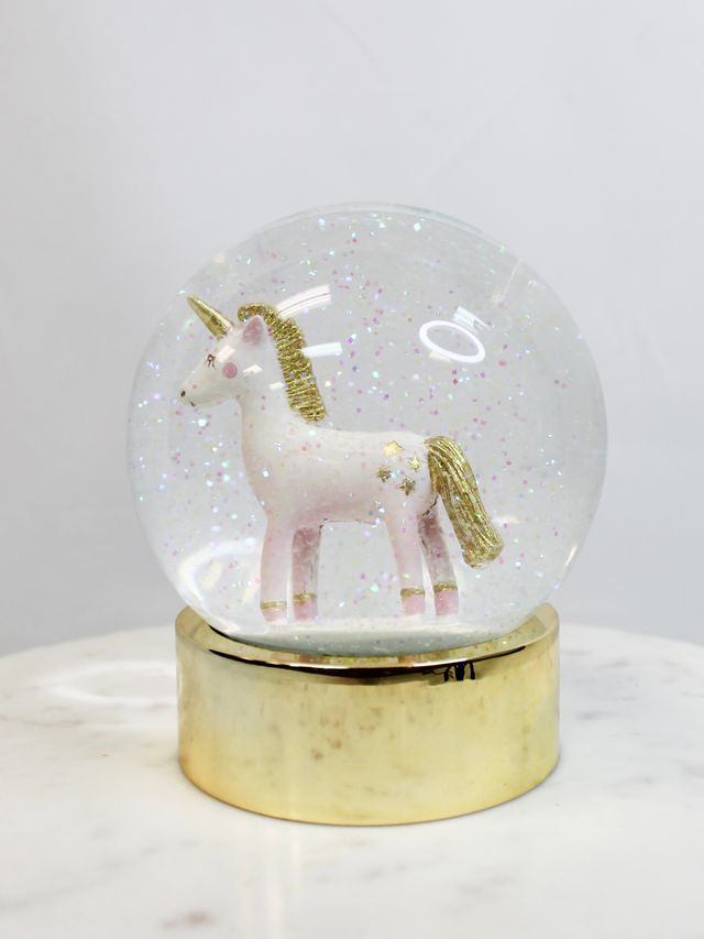 Glitterville Unicorn Snow Globe