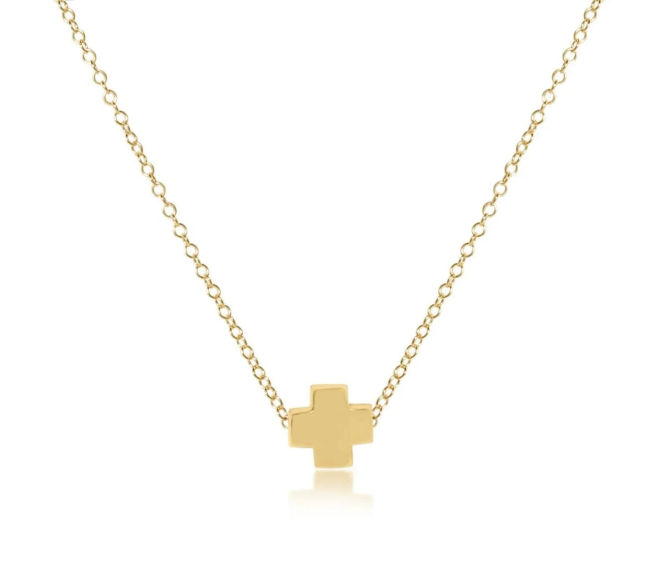 Enewton 16" Necklace Signature Cross Gold