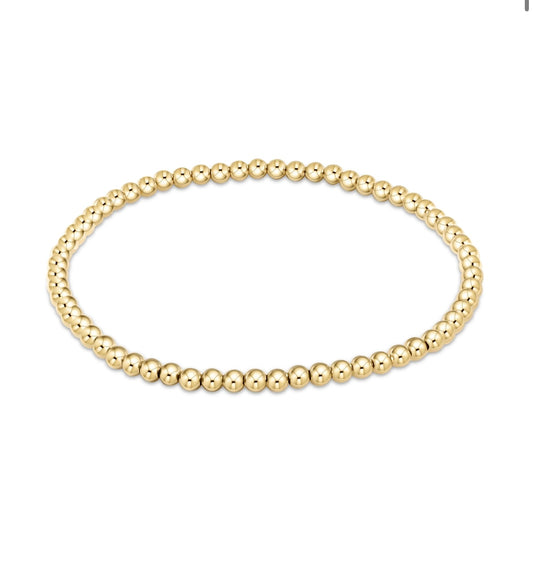Enewton Classic Gold 3mm Bead Bracelet