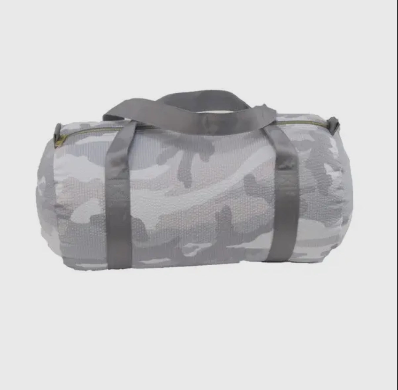 Medium Seersucker Duffel - Snow Camo