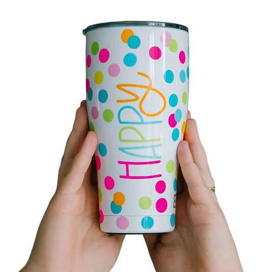 Mary Square Happy 30oz Tumbler