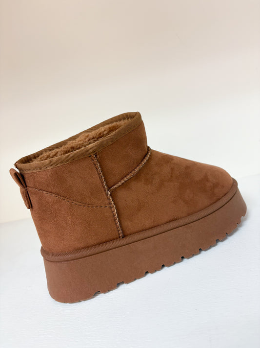 Women's Casual Ankle Boots (Oaklee-01 Chestnut)