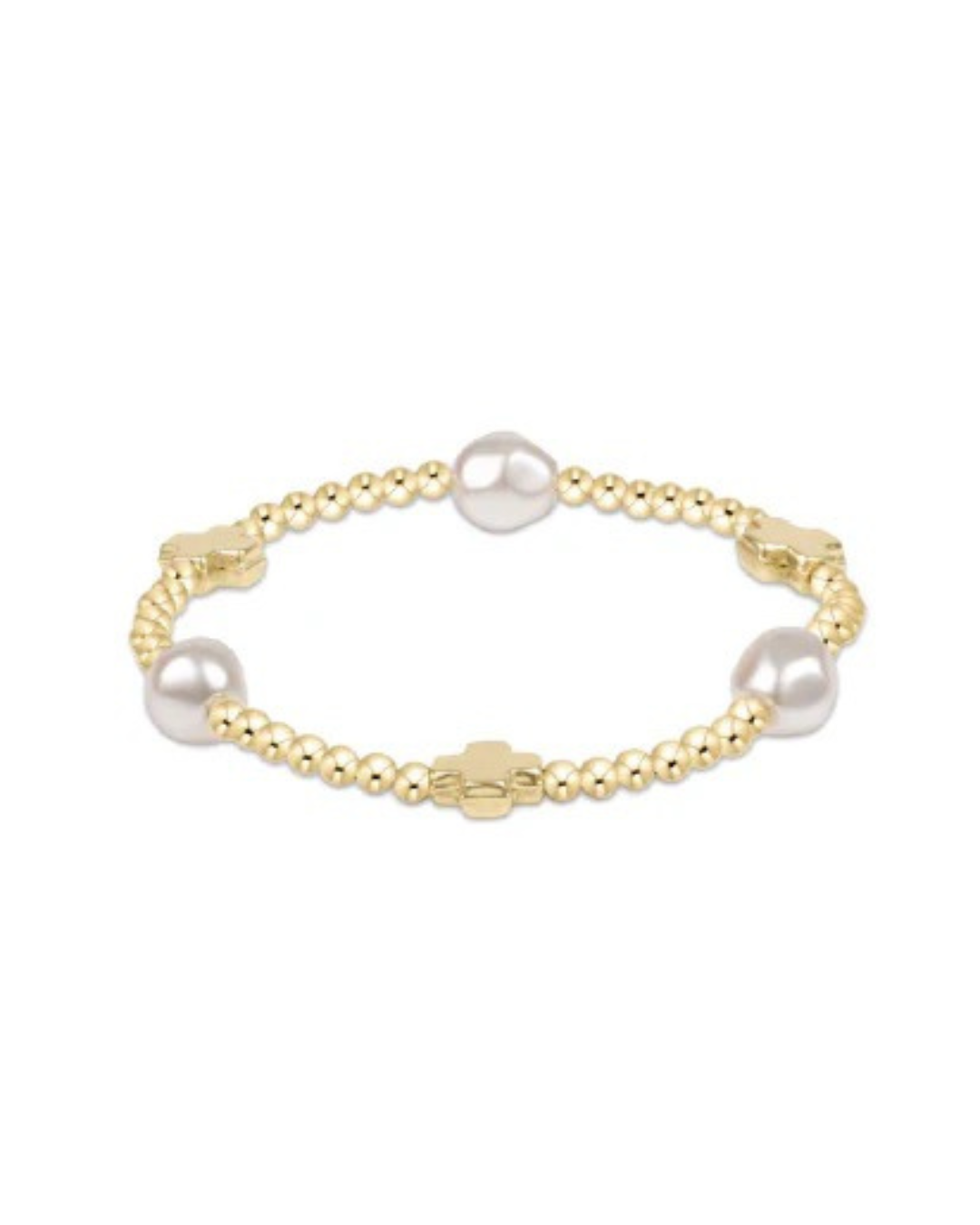 Enewton Signature Cross Admiral Pearl 3MM Gold