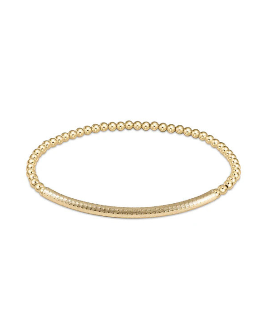 Enewton Classic Gold 3mm Bead Bracelet - Bliss Bar Smooth