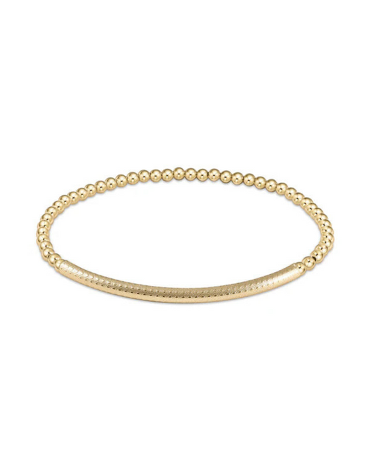 Enewton Classic Gold 3mm Bead Bracelet - Bliss Bar Smooth