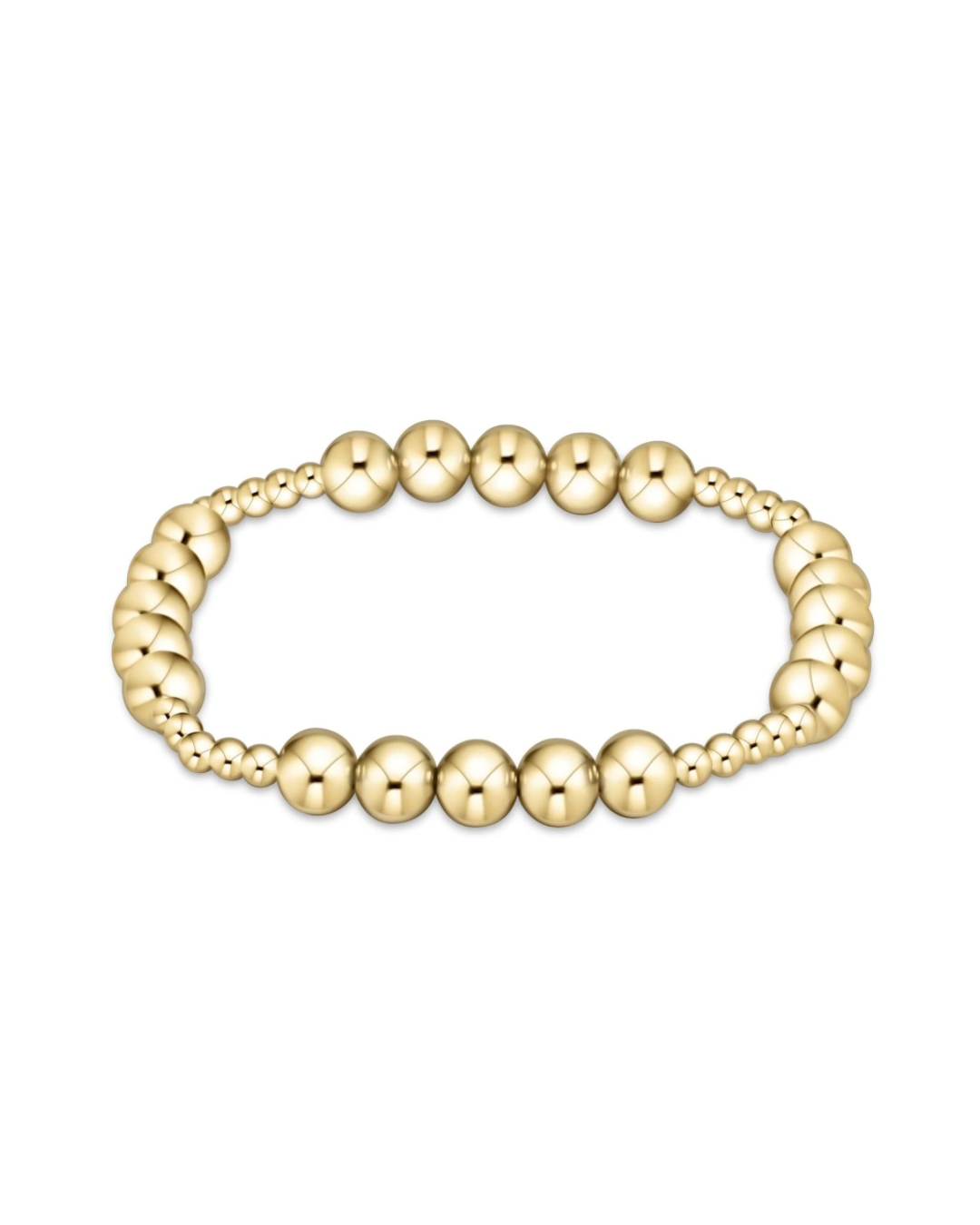 Enewton Classic Gold Beaded Bliss 3mm Bead Bracelet -6mm Gold