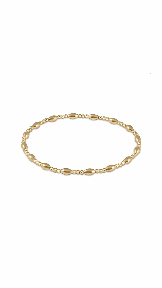 Enewton Harmony Sincerity Pattern 2mm Bead Bracelet-Gold