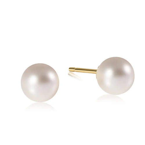 Enewton Classic 10mm Ball Stud Earrings - Pearl