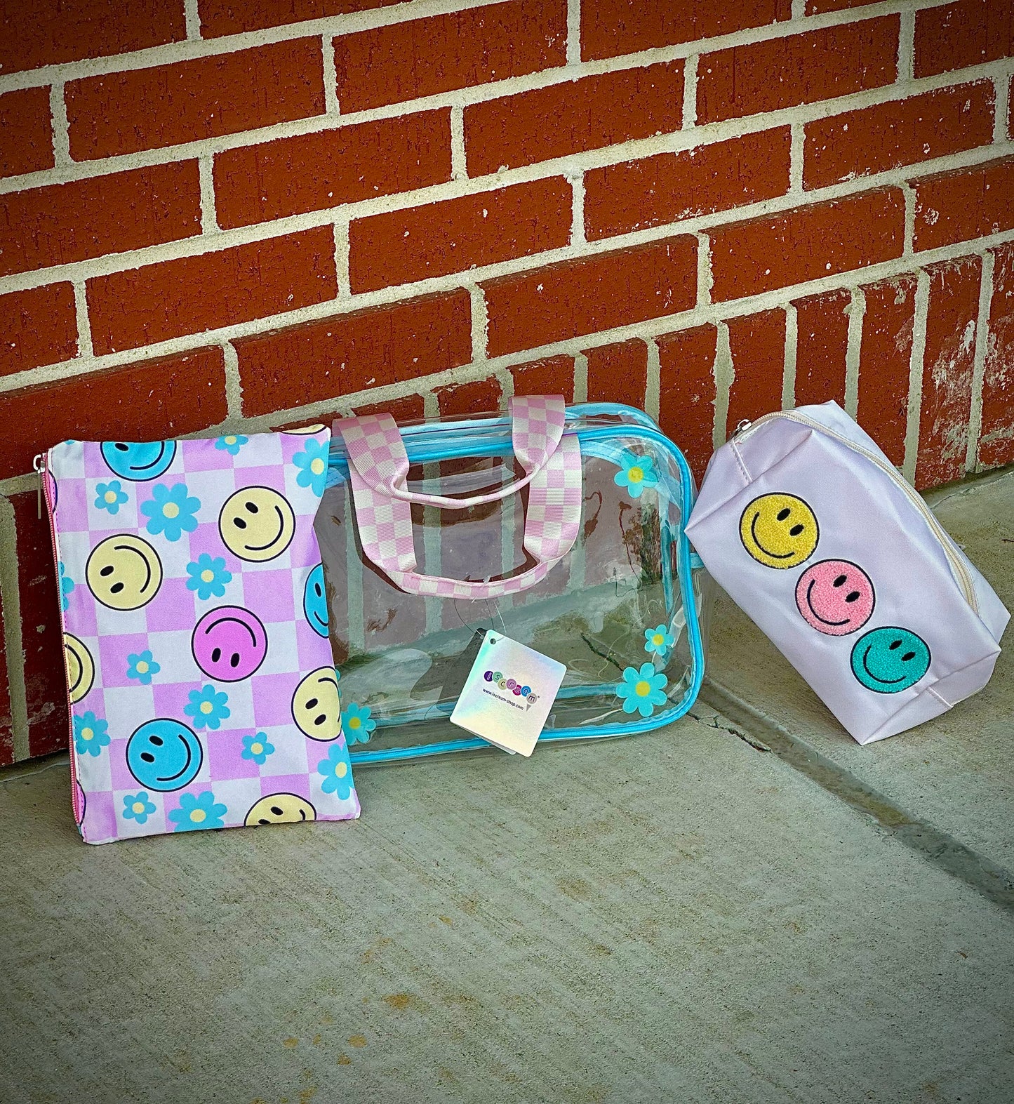 Happy Check Trio Cosmetic
