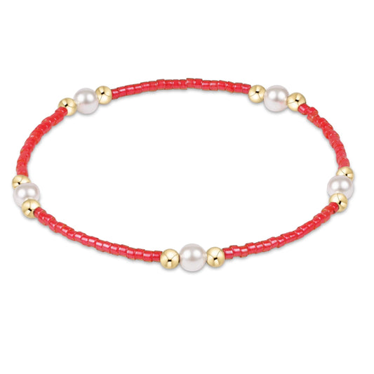E NEWTON HOPE PURPOSE PEARL BRACELET - SHERBERT