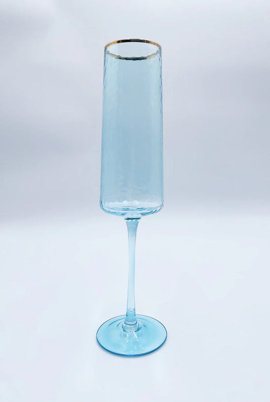 Rainbow Champagne Flutes