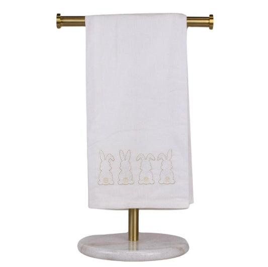Bunny Scalloped Towel