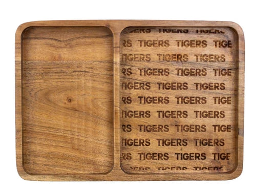 Etched Wooden Valet Tray