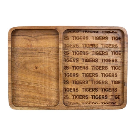 Etched Wooden Valet Tray