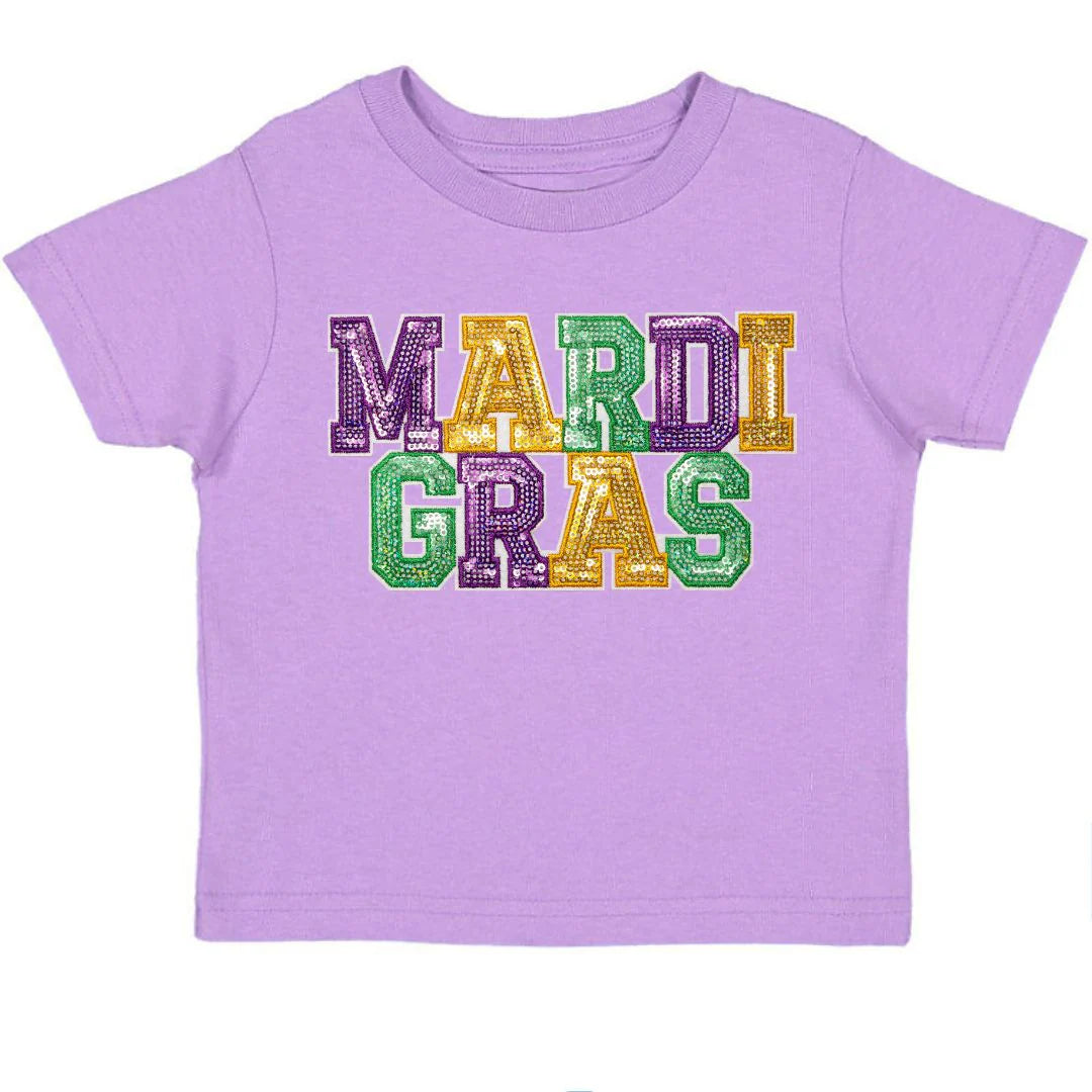 Kids Mardi Gras Patch T'Shirt (Unisex)