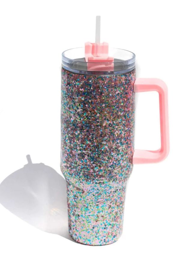 Glitter Party Stainless Steel Tumbler