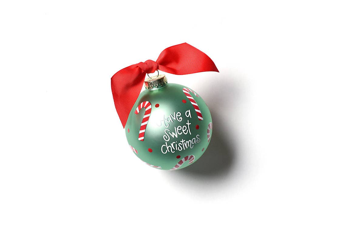 Have a Sweet Christmas 100mm Glass Ornament