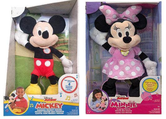 Disney Mickey/Minnie 12" Talking Plush