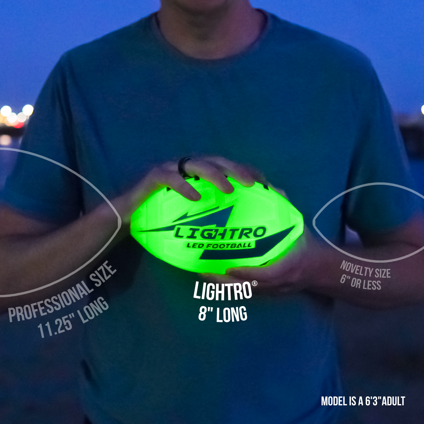 Lightro Glow in the Dark Football