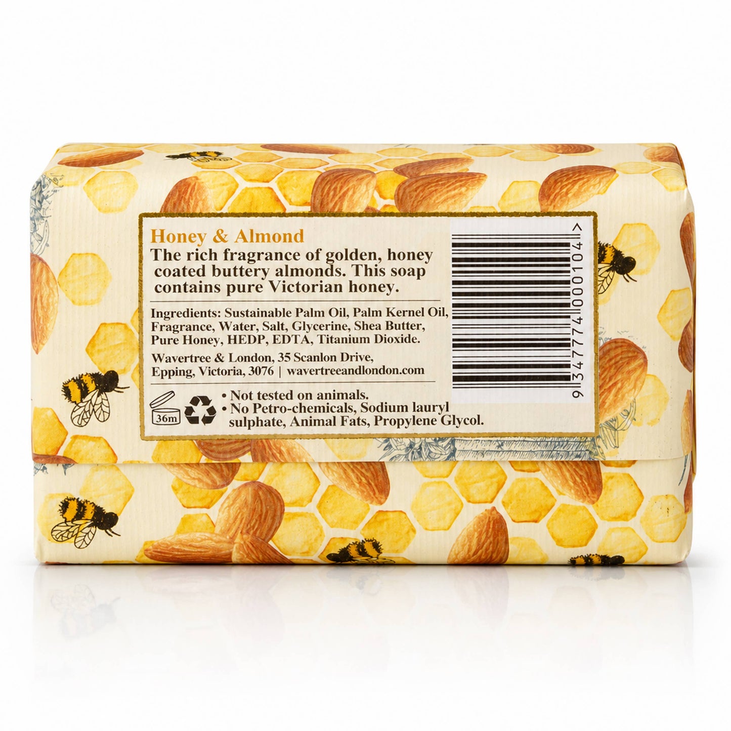 Wavertree & London Honey & Almond Luxury Soap Bars