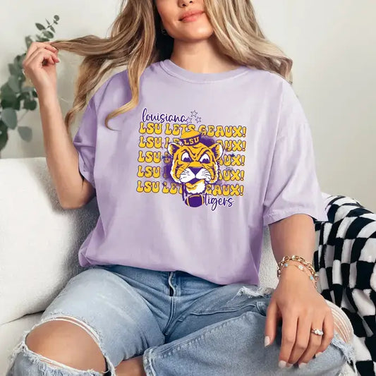 Louisiana Tigers LSU Let's Geaux T'Shirt