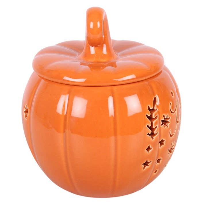 Orange Folk Pumpkin Halloween Oil Burner and Wax Warmer
