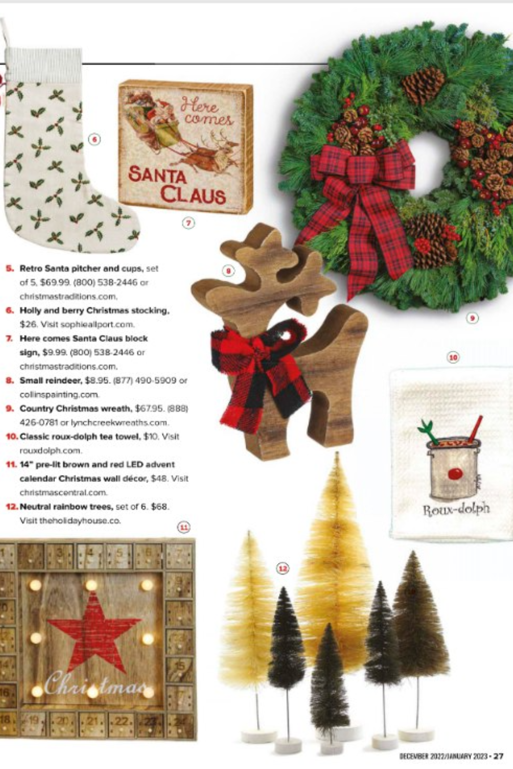 Christmas Tea Towel Roux-Dolph