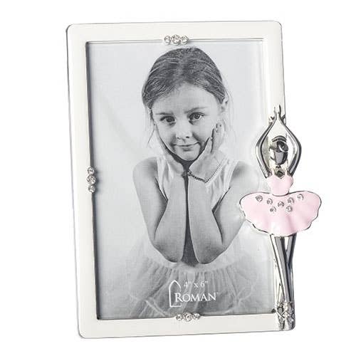 7.75"H White Ballet Frame 4X6