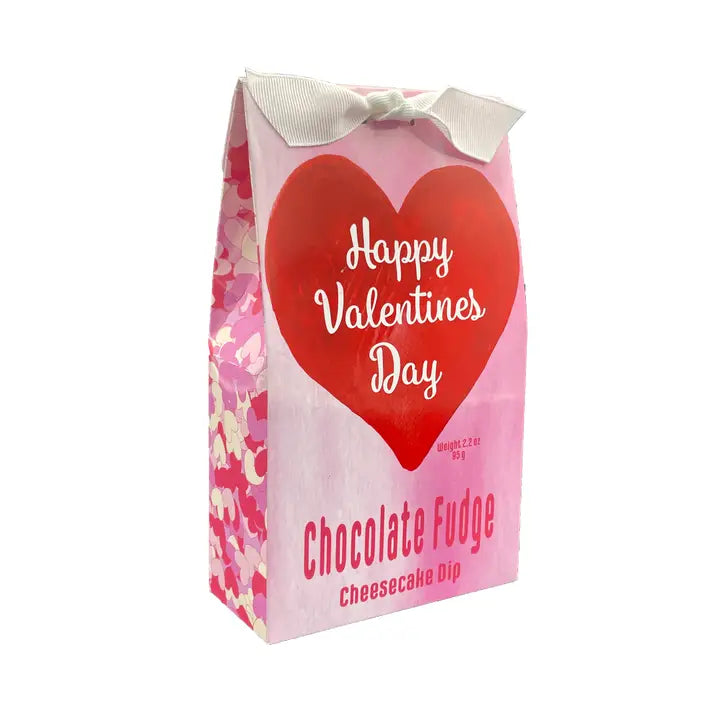 Valentines Day Chocolate Fudge Cheesecake Dip