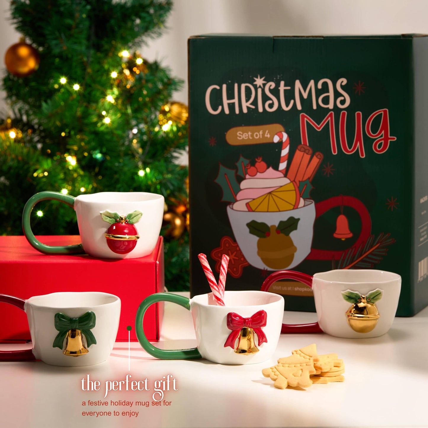 Kook Christmas Mugs Assorted
