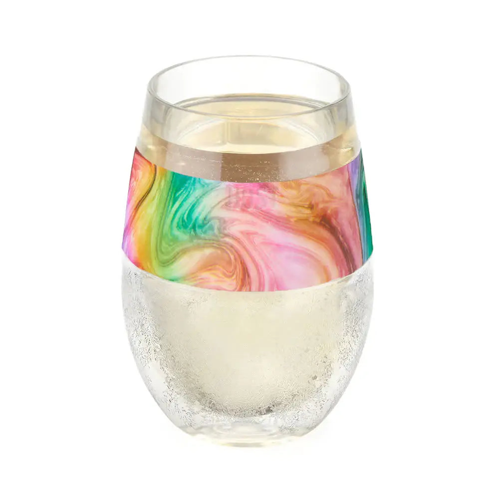 Wine FREEZE™ Cooling Cup - Unicorn Swirl