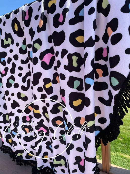 Beach Towel - Fun Leopard